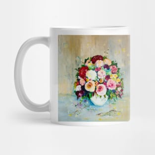 A bouquet of flowers in the English style Mug